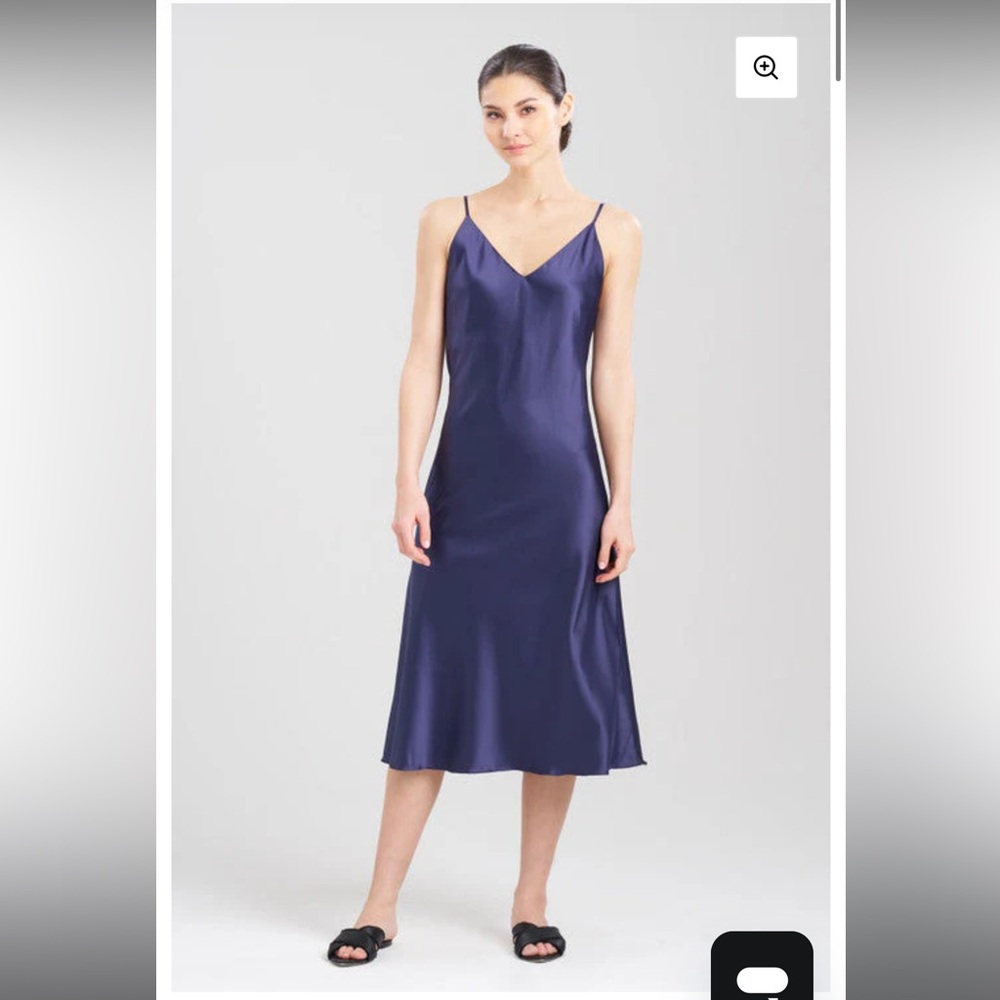 Natori Glamour Gown Midnight Navy XL - Picture 4 of 4